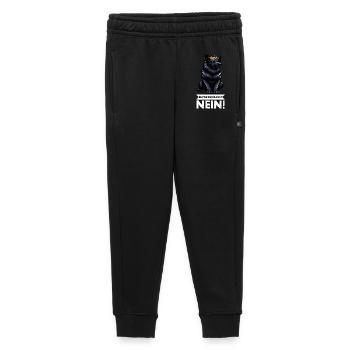 Avant de demander aux chiens de berger noir - Pantalon de survêtement enfant/adolescent premium - noir - Devant - AI Model Kid Male (0cm)