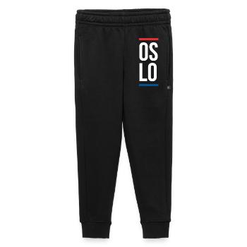 Oslo City Design  - Kids’/Teens' Premium Sweatpants - black - Front - AI Model Kid Male (0cm)