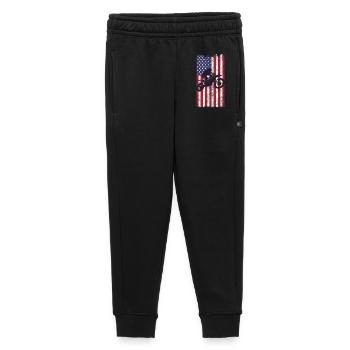 Drapeau américain du vélo de cross, - Pantalon de survêtement enfant/adolescent premium - noir - Devant - AI Model Kid Male (0cm)
