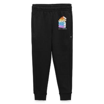 Reading Library Bookworm - Kids’/Teens' Premium Sweatpants - black - Front - AI Model Kid Male (0cm)