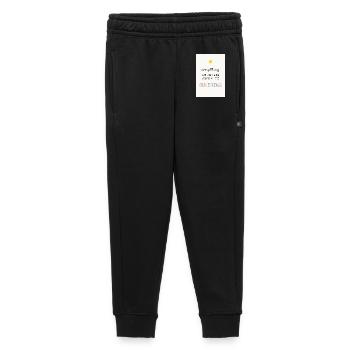 Everything Is Fine When There Is Sunshine - Kids’/Teens' Premium Sweatpants - black - Front - AI Model Kid Male (0cm)