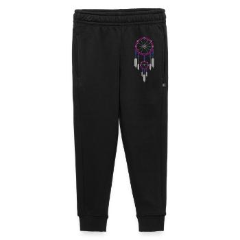 Attrape-rêves violet et bleu - Pantalon de survêtement enfant/adolescent premium - noir - Devant - AI Model Kid Male (0cm)