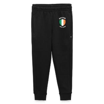 Navan Shield of Ireland - Kids’/Teens' Premium Sweatpants - black - Front - AI Model Kid Male (0cm)