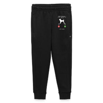 Portuguese Water Dog Is Calling Funny Lion Clip - Kids’/Teens' Premium Sweatpants - black - Front - AI Model Kid Male (0cm)