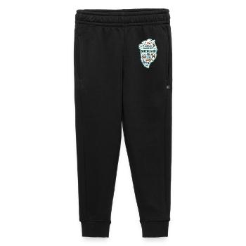 Hands Off Greenland Europe Solidarity - Kids’/Teens' Premium Sweatpants - black - Front - AI Model Kid Male (0cm)