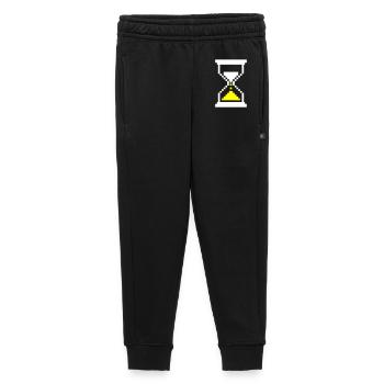 Pixel Hourglass Loading Bar Retro Gaming - Kids’/Teens' Premium Sweatpants - black - Front - AI Model Kid Male (0cm)