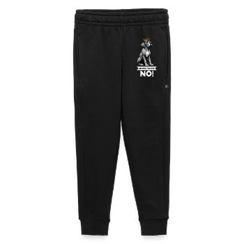 Avant de demander à un grand dogue grand dogue propriétaire de dogue allemand - Pantalon de survêtement enfant/adolescent premium - noir - Devant - AI Model Kid Male (0cm)