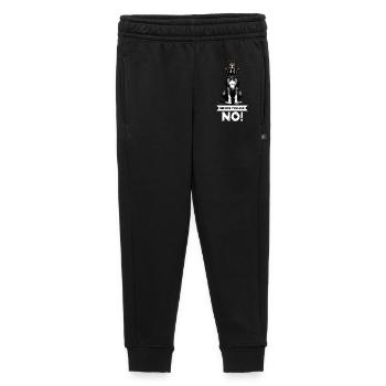Avant de demander à un grand dogue grand dogue propriétaire de dogue allemand - Pantalon de survêtement enfant/adolescent premium - noir - Devant - AI Model Kid Male (0cm)