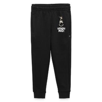 Avant de demander à Podenco Podencos Podencoliebhaber - Pantalon de survêtement enfant/adolescent premium - noir - Devant - AI Model Kid Male (0cm)