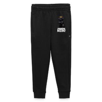 Before you ask: No Labrador Labrador owner - Kids’/Teens' Premium Sweatpants - black - Front - AI Model Kid Male (0cm)