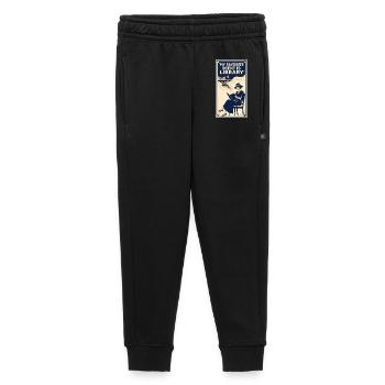 Lieblingsduft Bibliothek | Bücherliebe - Kinder/Teenager Premium Sweathose - Schwarz - Vorne - AI Model Kid Male (0cm)