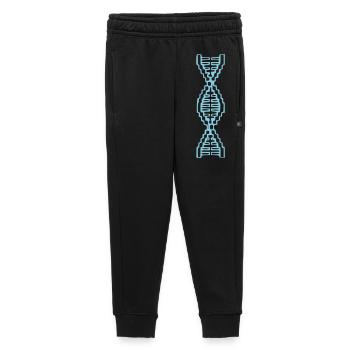 Pixel Art Hélice ADN Bleu - Pantalon de survêtement enfant/adolescent premium - noir - Devant - AI Model Kid Male (0cm)