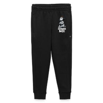 Before You Ask Dalmatians Dalmatian Lovers - Kids’/Teens' Premium Sweatpants - black - Front - AI Model Kid Male (0cm)