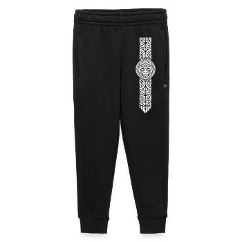 Symbole Haka Maori de Nouvelle-Zélande - Pantalon de survêtement enfant/adolescent premium - noir - Devant - AI Model Kid Male (0cm)