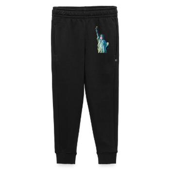 La Statue de la Liberté mâche du chewing-gum - Pantalon de survêtement enfant/adolescent premium - noir - Devant - AI Model Kid Male (0cm)