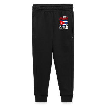 Kuba Stolz & Heimat - Cuba Flagge Design - Kinder/Teenager Premium Sweathose - Schwarz - Vorne - AI Model Kid Male (0cm)