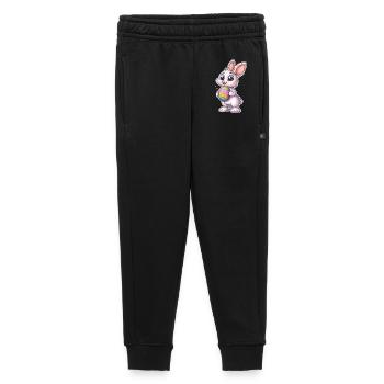 Cute Easter Bunny Cool Easter Bunny Easter Shirt - Kids’/Teens' Premium Sweatpants - black - Front - AI Model Kid Male (0cm)