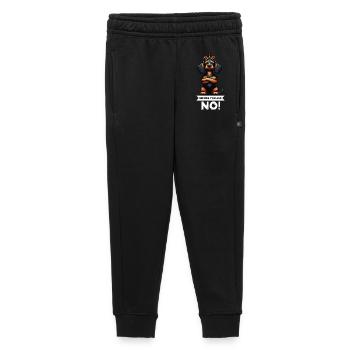 Before You Ask Wire-haired Dachshund Dachshund Dachshund Tekkel - Kids’/Teens' Premium Sweatpants - black - Front - AI Model Kid Male (0cm)