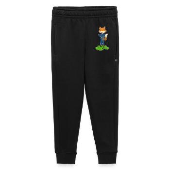 Bureau du sac de secrétaire Fox - Pantalon de survêtement enfant/adolescent premium - noir - Devant - AI Model Kid Male (0cm)