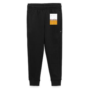 Break the Pattern Minimalist Statement Design - Kids’/Teens' Premium Sweatpants - black - Front - AI Model Kid Male (0cm)