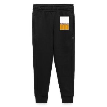 Perfection Minimaliste Irony Design - Pantalon de survêtement enfant/adolescent premium - noir - Devant - AI Model Kid Male (0cm)