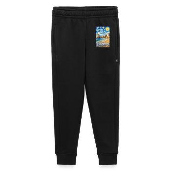 Mogadishu Somalia Starry Night - Kids’/Teens' Premium Sweatpants - black - Front - AI Model Kid Male (0cm)