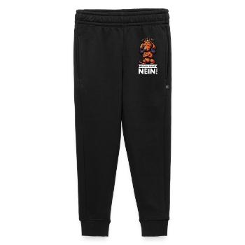 Bevor Du Fragst Nein Langhaardackel Dackel Teckel - Kinder/Teenager Premium Sweathose - Schwarz - Vorne - AI Model Kid Male (0cm)