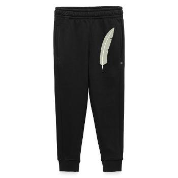 Feather Arc Minimalistischer Druck - Kinder/Teenager Premium Sweathose - Schwarz - Vorne - AI Model Kid Male (0cm)