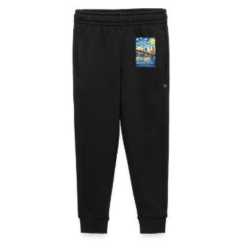 Brooklyn Bridge NY Style Star - Pantalon de survêtement enfant/adolescent premium - noir - Devant - AI Model Kid Male (0cm)