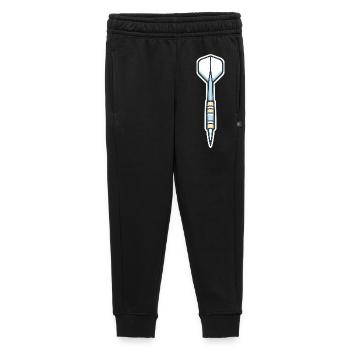 Blue Spear Shield Graphic - Kids’/Teens' Premium Sweatpants - black - Front - AI Model Kid Male (0cm)