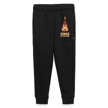 Guitare - Chansons près du feu Musique du feu de camp - Pantalon de survêtement enfant/adolescent premium - noir - Devant - AI Model Kid Male (0cm)