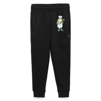 Frog Cooking Cooking Spoon Cooking - Kids’/Teens' Premium Sweatpants - black - Front - AI Model Kid Male (0cm)