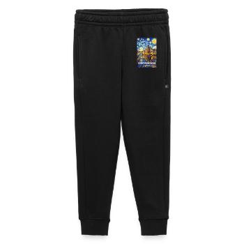Birmingham England Starry Night - Kids’/Teens' Premium Sweatpants - black - Front - AI Model Kid Male (0cm)