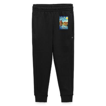 Blaby England Ruins dans le Vortex des Étoiles - Pantalon de survêtement enfant/adolescent premium - noir - Devant - AI Model Kid Male (0cm)