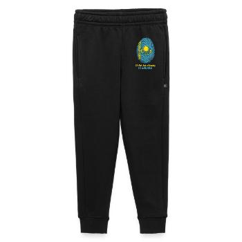 Empreinte génétique Kazakhstan - Drapeau Proud Roots - Pantalon de survêtement enfant/adolescent premium - noir - Devant - AI Model Kid Male (0cm)