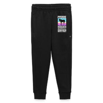 Reiten Pferdeliebhaber Reiterhof Pferde - Kinder/Teenager Premium Sweathose - Schwarz - Vorne - AI Model Kid Male (0cm)