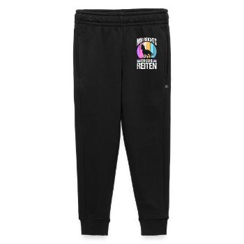 Reiten Pferdeliebhaber Reiterhof Pferde - Kinder/Teenager Premium Sweathose - Schwarz - Vorne - AI Model Kid Male (0cm)