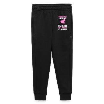 Reiten Pferdeliebhaber Reiterhof Pferde - Kinder/Teenager Premium Sweathose - Schwarz - Vorne - AI Model Kid Male (0cm)