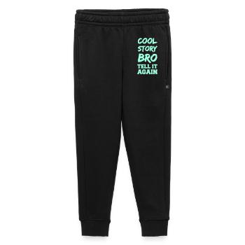 Histoire cool mec – Raconte-la encore - Pantalon de survêtement enfant/adolescent premium - noir - Devant - AI Model Kid Male (0cm)