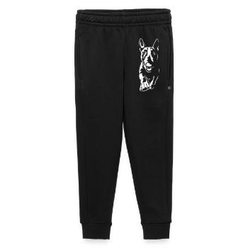 Bullterrier "Black Edition" - Kinder/Teenager Premium Sweathose - Schwarz - Vorne - AI Model Kid Male (0cm)