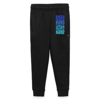 Beten, hart arbeiten, hart arbeiten - Kinder/Teenager Premium Sweathose - Schwarz - Vorne - AI Model Kid Male (0cm)
