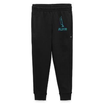 Alvin - Kinder/Teenager Premium Sweathose - Schwarz - Vorne - AI Model Kid Male (0cm)
