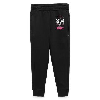 Es ist kein Steckenpferd, es ist Sport - Kinder/Teenager Premium Sweathose - Schwarz - Vorne - AI Model Kid Male (0cm)