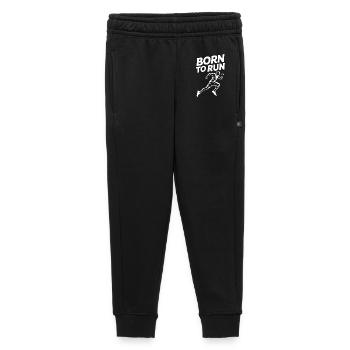 Born to Run: Athletic Silhouette - Kids’/Teens' Premium Sweatpants - black - Front - AI Model Kid Male (0cm)