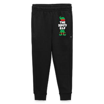 Elfe dévot : icône fantaisiste des fêtes - Pantalon de survêtement enfant/adolescent premium - noir - Devant - AI Model Kid Male (0cm)