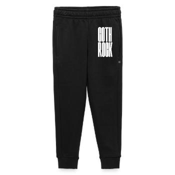 Goth Rock Vertical Typographic Art - Kids’/Teens' Premium Sweatpants - black - Front - AI Model Kid Male (0cm)