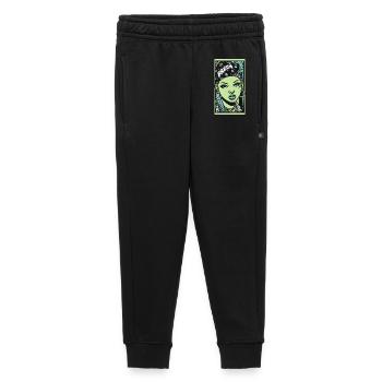 Black female portrait #7 - Kinder/Teenager Premium Sweathose - Schwarz - Vorne - AI Model Kid Male (0cm)