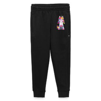 Einhorn Bodybuilder Hantel Bodybuilding - Kinder/Teenager Premium Sweathose - Schwarz - Vorne - AI Model Kid Male (0cm)