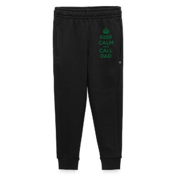 Bleib ruhig und ruf Papa an - Kinder/Teenager Premium Sweathose - Schwarz - Vorne - AI Model Kid Male (0cm)