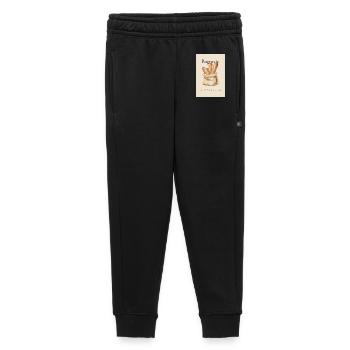 Baguette Weil Glück Knusprig Sein Darf - Kinder/Teenager Premium Sweathose - Schwarz - Vorne - AI Model Kid Male (0cm)